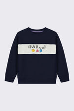Boys Navy Hallwo Sweatshirt