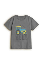 Printed Tractor Olive Green