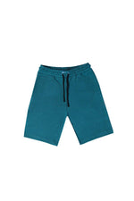 Teal Green Interlock Shorts