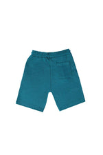 Teal Green Interlock Shorts