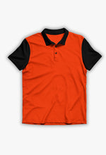 Kids' Orange and Black Polo Shirt