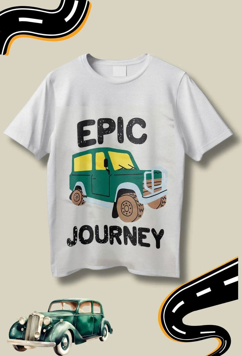 Ash White Kids' Printed Tee