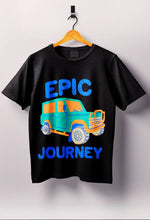 Black Kids Printed Tee