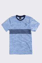 Blue Mélange Crew Neck - Bobbinbash - MEN- Blue Mélange Crew Neck - Bobbinbash - #tag3#