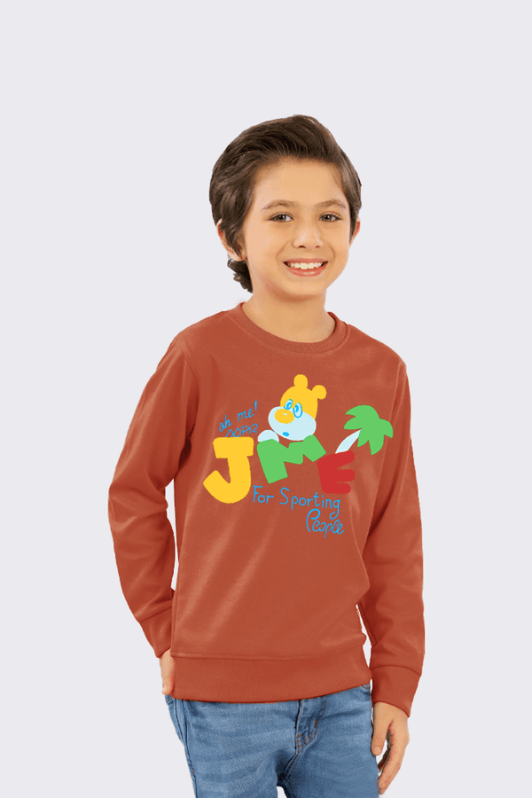 Boys Brown JME Sweatshirt - Bobbinbash - - Boys Brown JME Sweatshirt - Bobbinbash - #tag3#