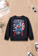 Boys Navy Printed Sweatshirt - Bobbinbash - BOYS- Boys Navy Printed Sweatshirt - Bobbinbash - #tag3#