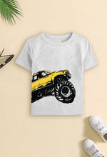 Haider Grey Printed Crew Neck - Bobbinbash - BOYS- Haider Grey Printed Crew Neck - Bobbinbash - #tag3#