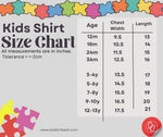Black Kids Printed Tee