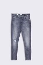 Men Grey Rip & Repair Stretch Denim Jean - Bobbinbash - - Men Grey Rip & Repair Stretch Denim Jean - Bobbinbash - #tag3#