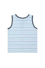 Mint-Ecru Striper Sando
