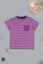 Tea Pink Striper Pocket Tee - Bobbinbash - BOYS- Tea Pink Striper Pocket Tee - Bobbinbash - #tag3#
